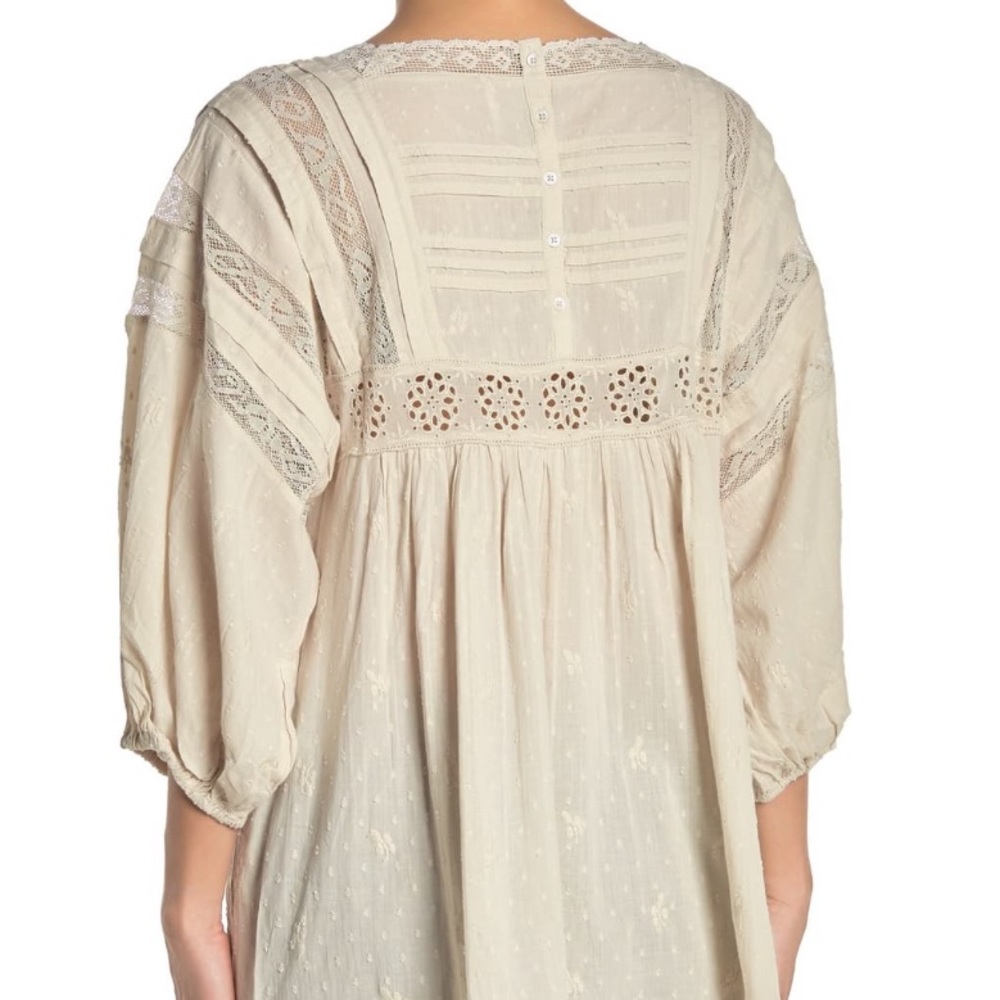 Free People | Ivory Azalea Lace Tunic NWT | Medium - Picture 3 of 10